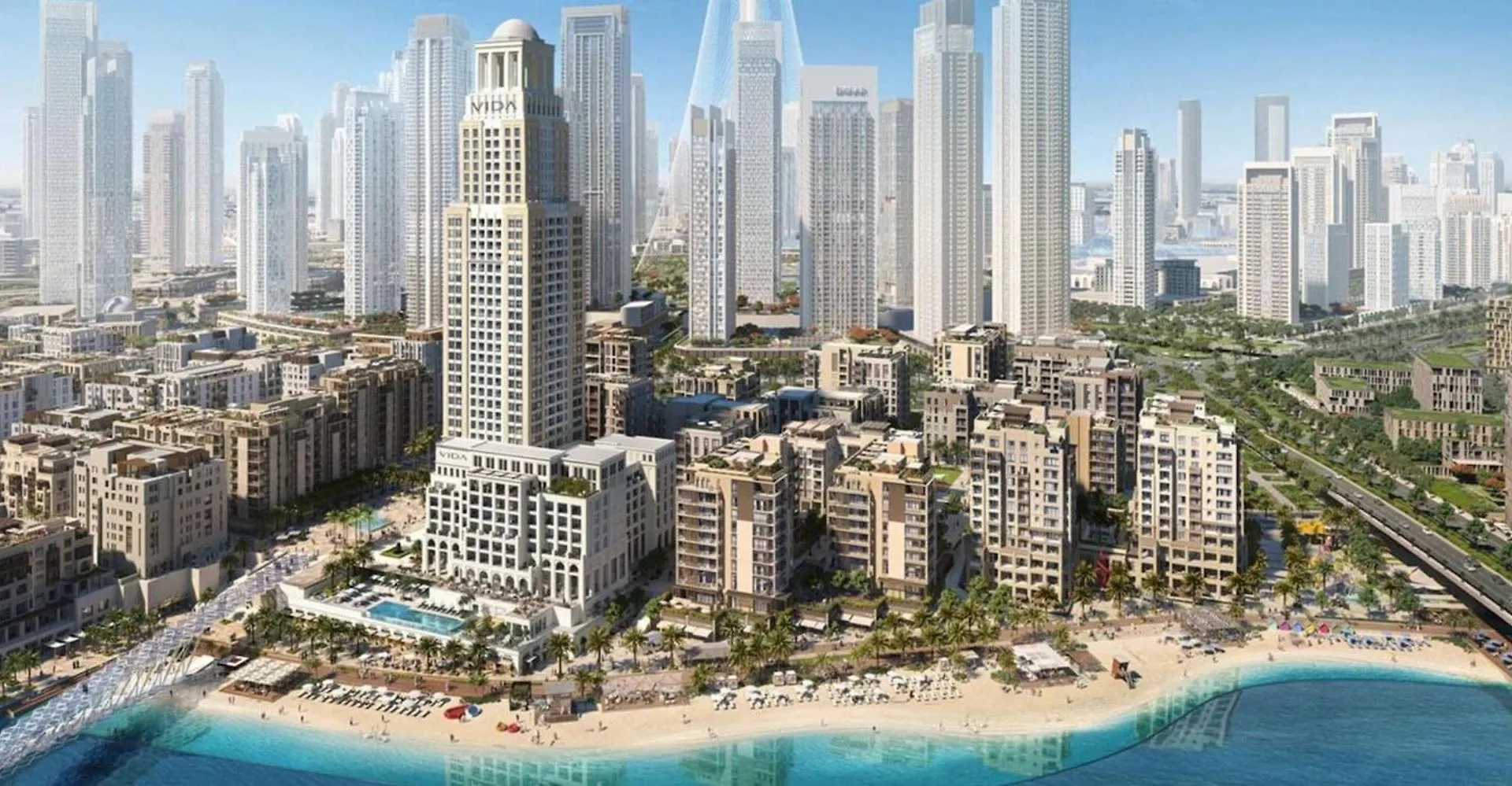 1 Bed Apartment In Vida Creek Beach Dubai